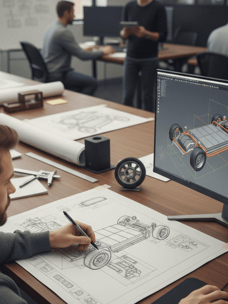 CAD engineering workstation